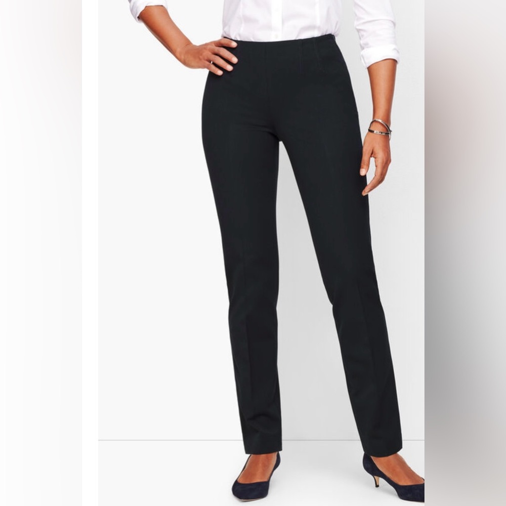 Talbots women’s‎ size 16 stretch pants, front zip, brown, color